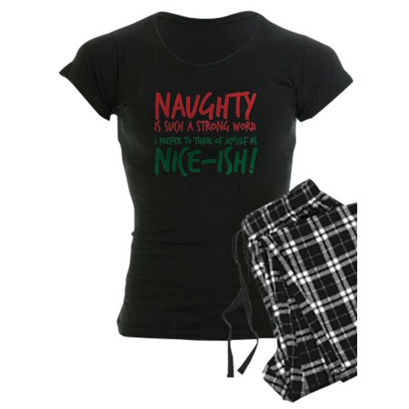 

CafePress - Naughty Or Nice Ish Pajamas - Women s Dark Pajamas