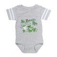 thumbnail image 1 of CafePress - St Patricks Day Pipe_Tr - Cute Infant Baby Football Bodysuit, 1 of 1