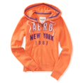 thumbnail image 1 of Aeropostale New York FZ Sudadera con capucha para mujer, naranja, extragrande Aeropostale Sudadera, 1 of 2