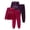 Red Purple(Velour), variant on Girls Fall Outfits 4 Pcs Hoodies for Teen Girls Long Sleeve Crop Sweatshirt Top and Jogging Sweat Pants Set Pink Beige 9-10 Years
