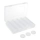 thumbnail image 1 of 100 Cápsulas de Plástico para Monedas Conmemorativas con Protección de Caja de Almacenamiento de 27 Diámetro Hugo Caja contenedor de almacenamiento de monedas, 1 of 8