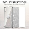 thumbnail image 2 of for Samsung Galaxy A16 5G Case with Ring Kickstand Lanyard Shockproof Protection Phone Case Cute Soft TPU Glitter Cover for Girls Women Men - Silver, 2 of 7