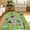 Green lane, variant on ORGOWEL Kid Rug Carpet Green Car Road City Life Traffic Road Kids Carpet Playmat Non-Slip Washable City Map Track Area Rug for Kids Room Bedroom and Classroom,5' x 6'6"