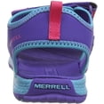 thumbnail image 3 of Merrell Unisex-Child Hydro Creek Sport Sandal Big Kid 8-12 Years 12 Big Kid Purple/Multi, 3 of 7