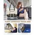 thumbnail image 4 of LOVEVOOK Travel Duffle Bag, Lightweight Weekender Bags for Women with Shoe Compartment, Puffer Gym Bag Personal Item Travel Bag, Quilted Overnight Bags and Hospital Bag for Labor and Delivery, 4 of 8