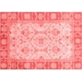 thumbnail image 1 of Ahgly Company Indoor Rectangle Oriental Red Modern Area Rugs, 7' x 9', 1 of 4