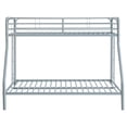 thumbnail image 3 of Carson Metal Twin Over Full Bunk Bed Glossy Silver, 3 of 9