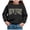 Black, variant on Ccpelsie Little/Big Girls Sweaters Crewneck Long Sleeve Kids Sweater Fall Winter Pullover(Black,5Y)