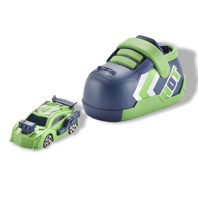 Jumping Car Play Toy Portátil Mini Lanzador de automóviles Modelos Kits Preescolar Niño pequeño Juego de Navidad Guardería Coleccionable Verde seitruly FN000719-02B