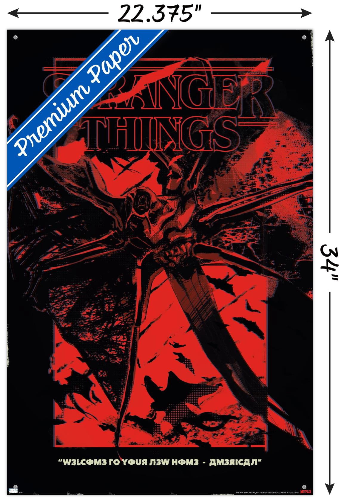 Netflix Stranger Things: Season 4 - New Home Wall Poster with Pushpins, 22.375" x 34"