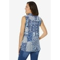 thumbnail image 2 of Woman Within Plus Size Perfect Sleeveless Shirt, 2 of 4