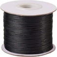 thumbnail image 1 of HLONK 1roll Korean Waxed Polyester Cord Deep Sky Blue 1mm about 85yards roll, 1 of 9