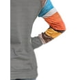 thumbnail image 3 of XCHQRTI Long Sleeve Shirt for Women Color Block Stripe Tee Cotton Female Tops, 3 of 4