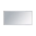 thumbnail image 1 of Espejo Laviva totalmente enmarcado, 152 cm, color blanco suave, 1 of 2