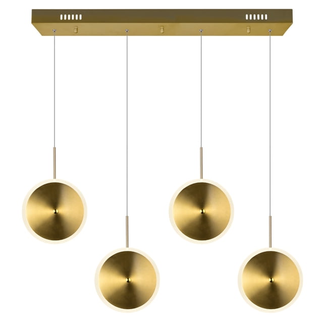 Lustre de Table d'Îlot/piscine Mené avec la Finition en Laiton