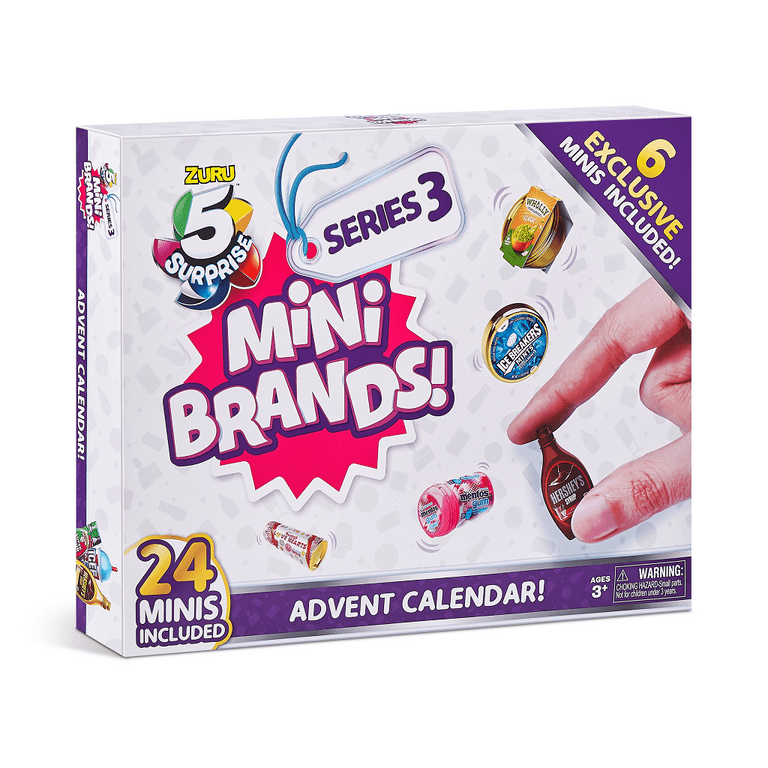 Zuru 5 Surprise Toy Mini Brands Advent Calendar With 24 Minis included