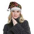 thumbnail image 5 of Kowoue Construction Truck Pattern Santa Hat Christmas Hats for Adults, Holiday Unisex Velvet Comfort Xmas Hat for Women Men, 5 of 6