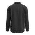thumbnail image 5 of Nwiuh Boys Quarter Zip Pullover Long Sleeve Cotton Shirts Oversized Sweatshirts Kids Preppy Clothes Teens (Black, 5-6 Years), 5 of 6