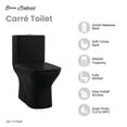 thumbnail image 3 of Swiss Madison One Piece Square Toilet Dual Flush 1.1/1.6 gpf with 10" Rough-In, 3 of 5