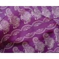 thumbnail image 4 of oneOone Silk Tabby Fabric Floral & Bird Block Print Fabric BTY 42 Inch Wide, 4 of 4
