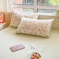 thumbnail image 5 of NAYOROOM Green Leaf Red Berry Duvet Cover Queen Set, 3 Piece Reversible Super Soft Breathable Comforter Cover, 5 of 8