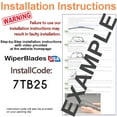 thumbnail image 3 of 1976 Lincoln Mark IV Performance Beam Wipers (Set of 2), 3 of 3