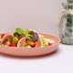 thumbnail image 5 of Platos para cena de paja de trigo, aptos para microondas y lavavajillas, juego de 4, Rosa, 5 of 6