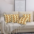 thumbnail image 7 of Throw Pillow Covers, Cute Pizza Cartoon Soft Square Pillow Cases with Invisible Zipper for Couch Bed Sofa, Farmhouse Fall Home Decor 16"x16", 7 of 7