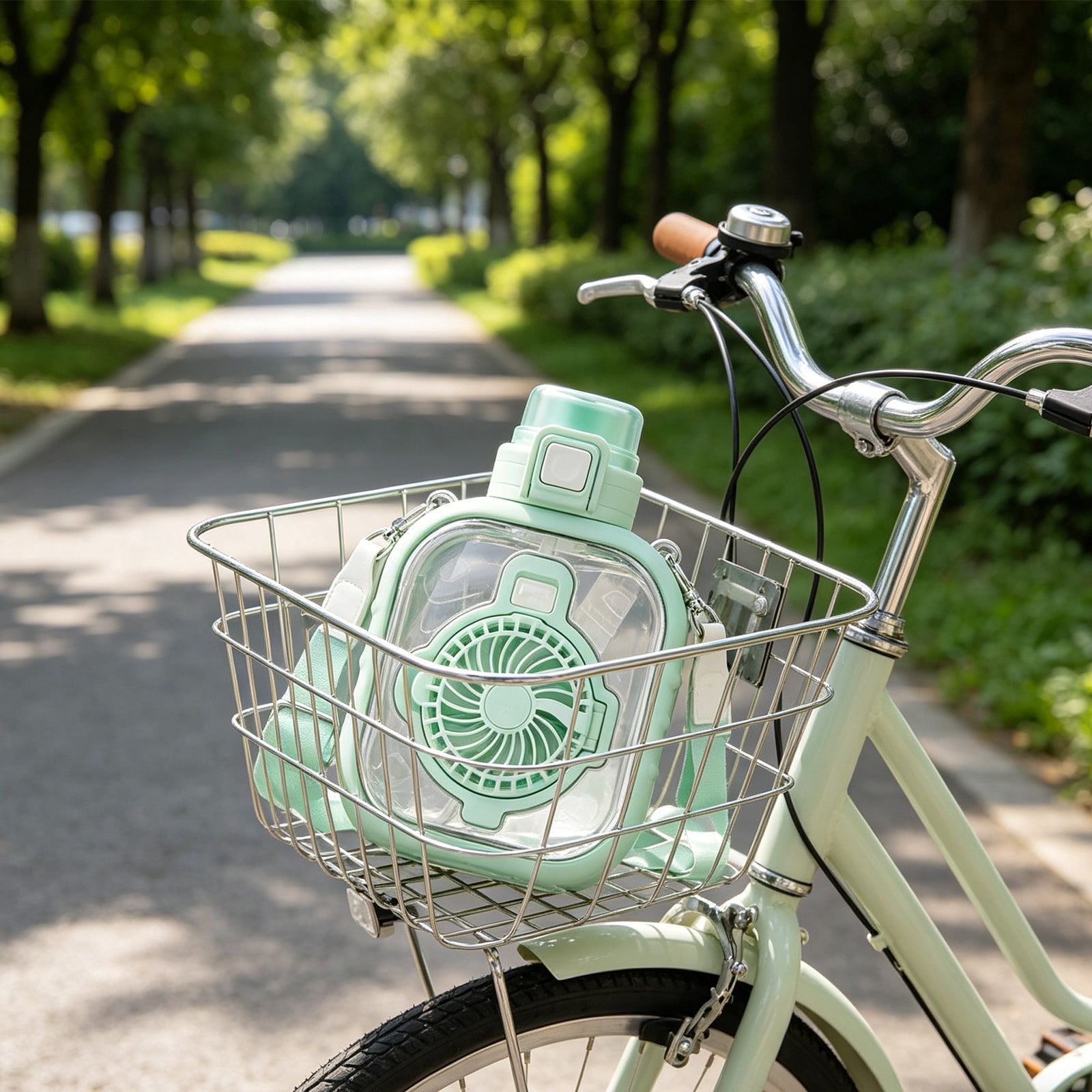 Glass & Bottle Glass Water Bottle Swing Top Glass Bottle Glass Juice Bottles Large capacity fan cup 980ML capacity green Plastic