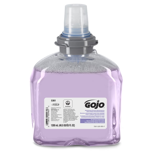 GOJO Foaming Soap Dispenser Refill Bottle Fruit Scent 1,200 mL 5361-02 2 Ct