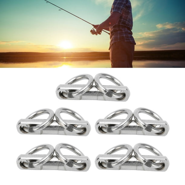 Fishing Accessories,5pcs/lot Stainless Steel Column Fishing Swivels Hook  Connector Column Type Rotary Bearing Swivel Optimal Efficiency 