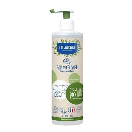 Mustela Micellar Water, Face & Body, Fragrance Free, 13.52 fl oz (400 ml)