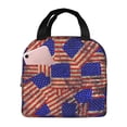 thumbnail image 1 of Easygdp Vintage USA Flag Bolsa Térmica Premium - Tela Oxford Impermeable, Gran Capacidad, Bolsillo Frontal, Unisex para Trabajo, Escuela, Actividades al Aire Libre y Picnics, 1 of 8