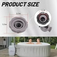 thumbnail image 3 of JHEHF Massage Bathtub Air Cover SPA Inflatable Hot Tub Replacement Parts Portable Screw Cap Replacement One Way Air Cap, 3 of 8