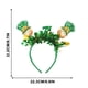 thumbnail image 2 of Diadema para el Da de San Patricio, diadema verde para fiesta irlandesa, tocado con borlas de rayas coloridas, 2 of 5