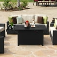thumbnail image 5 of Costway 52'' Outdoor Gas Fire Pit Table Patio Propane Firepit with Cover 50,000 BTU Black, 5 of 10