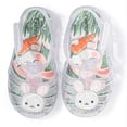 thumbnail image 3 of Ruyang Toddler Girls Jelly Sandals Cute Closed Toe Sandals Water-Resistant Beach Flat Sandal Non-Slip Bunny Shoes, 3 of 8