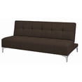 thumbnail image 2 of Sofa Cama Reclinable El Bazar Store New York Chocolate Futon 3 posiciones Sala Love Seat, 2 of 7