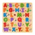 thumbnail image 1 of Rompecabezas del alfabeto, juguete educativo de desarrollo, juego de rompecabezas de emparejamiento, juguetes del alfabeto Letra mayúscula, 1 of 9