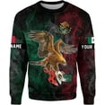 thumbnail image 6 of Personalized Mexico Shirts, Camisas De Mexico, Mexico Shirts for Men, Mexican Flag Jersey Shirt Mexico 3D Shirt (ZipHoodie, 3XL), 6 of 9