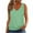 Green, variant on Diufon Plus Size Tank Tops for Women Summer Casual Solid Color Blouses V Neck Sleeveless Tunics