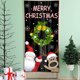 thumbnail image 4 of Decoraciones de Navidad Decoración de la Puerta Delantera de Navidad de 2024 Nuevo Impreso de Navidad Cubierta de la Puerta de Santa Claus Feliz Navidad para Año Nuevo, 4 of 7
