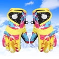 thumbnail image 3 of Joernso 1 Pair Skiing Gloves High Insulation Warming Keeping Waterproof Winter Unisex Kids Snow Gloves for Outdoor, 3 of 8