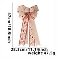 thumbnail image 3 of PEIBang Large Christmas Wreath Bows,Christmas Reindeer Bows for Wreath,Tree Topper Ribbon Bows for Home Indoor Outdoor Decoration,Party Supplies, 3 of 9