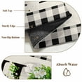 thumbnail image 6 of Large Area Rugs for Living Room Bedroom, Rustic Home 5'x8' Rug Washable Carpet Runner Indoor Outdoor, Eucalyptus Leaves Floral Beige Buffalo Plaid Non Slip Floor Mats Rug for Kitchen, Bathroom, 6 of 8