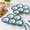 2-Piece Aquamarine blue, variant on 2-Piece Aquamarine blue Ceramic Nonstick 6-Well Muffin Cupcake Baking Pan Set