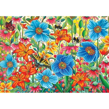 RoseArt Colorluxe 750-Piece Together We Flourish Adult Interlocking Jigsaw Puzzle