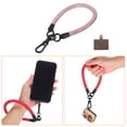 thumbnail image 3 of Unique Bargains Phone Lanyard Universal Polyester Wrist Lanyard with Lanyard Patch for Smartphone Rose Gold 1 Pack, 3 of 4