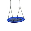 Gorilla Playsets Eclipse Swing - Extra Large - Blue with Black Ropes
