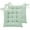Green, variant on Corduroy Chair Cushion with Ties Ultra Soft Warm Floor Cushion for Reading Nook Comfortable Square Seat Cushion for Adult 15.7"x15.7" Set of 2
